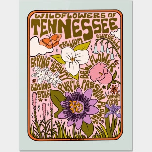 Tennessee Wildflowers Posters and Art